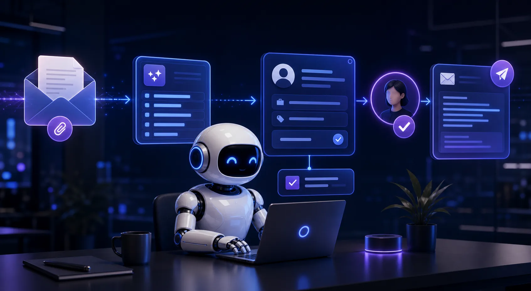 AI-ügynök beérkező ajánlatkérést dolgoz fel és CRM-feladatot készít